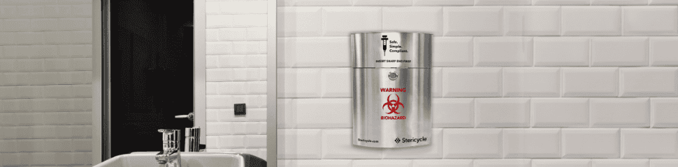 Sharps disposal in public