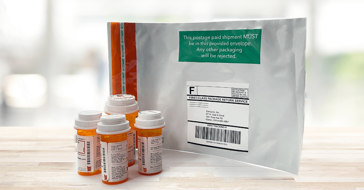 FDA Requires Mailback Envelopes for Opioids Opioid Crisis Prevention Stericycle