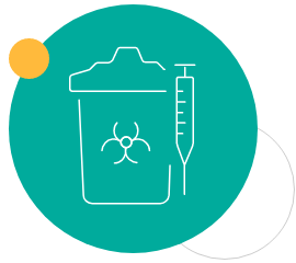 pharmaceutical waste icon