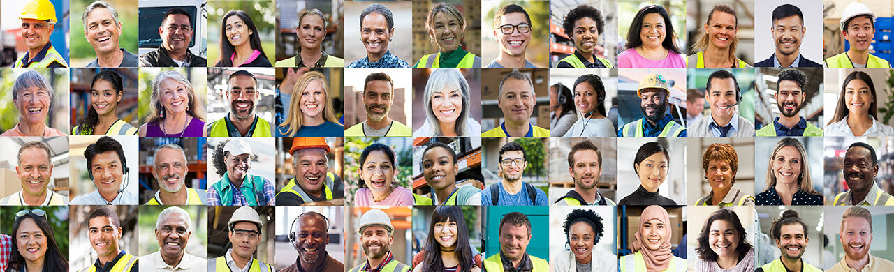 Un grupo de profesionales trabajando juntos